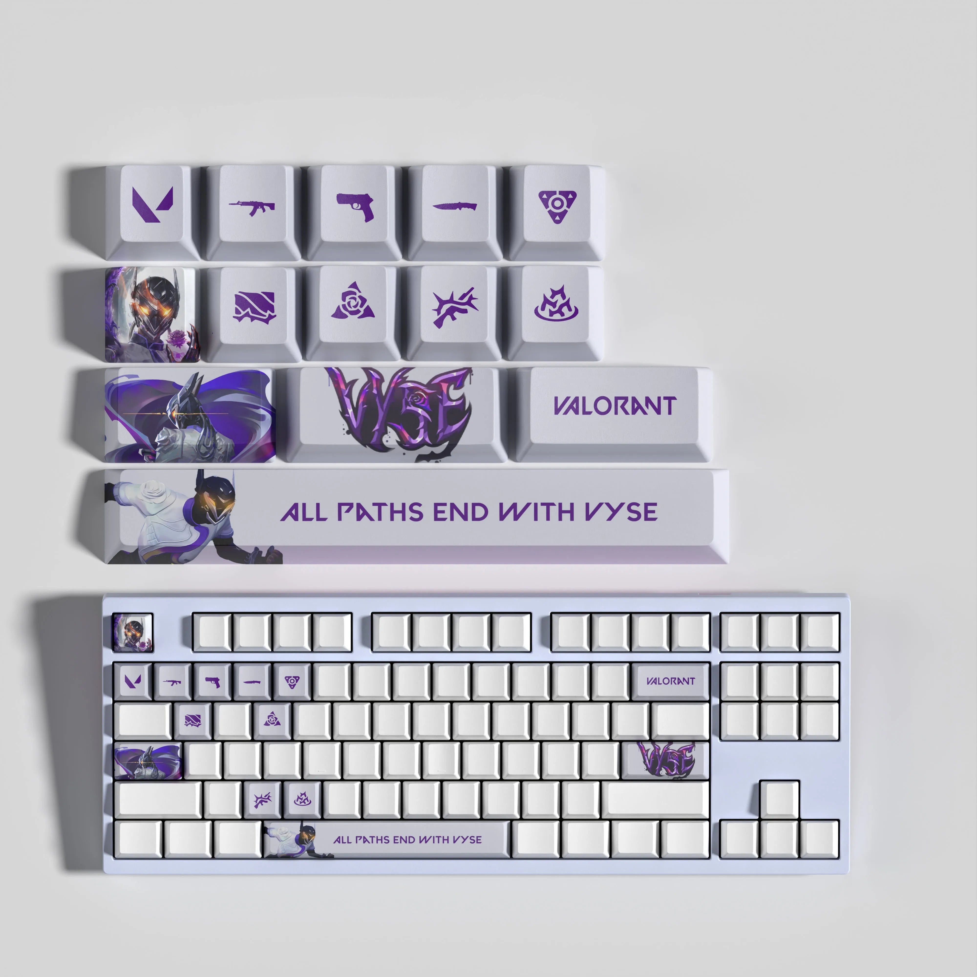 Valorant SPECIAL EDITION VYSE KEYCAPS 14key