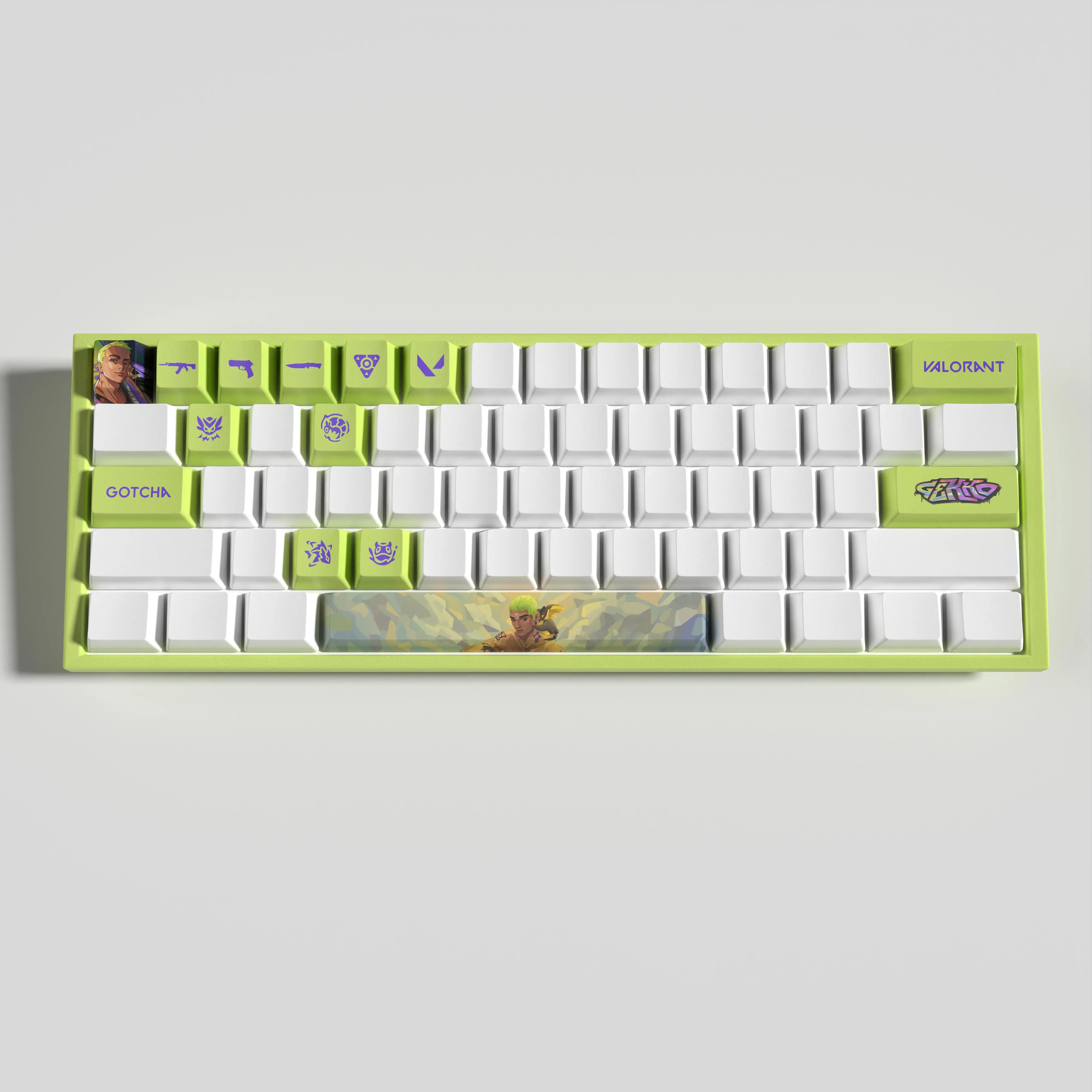 New Valorant design Gekko keycaps 14keys