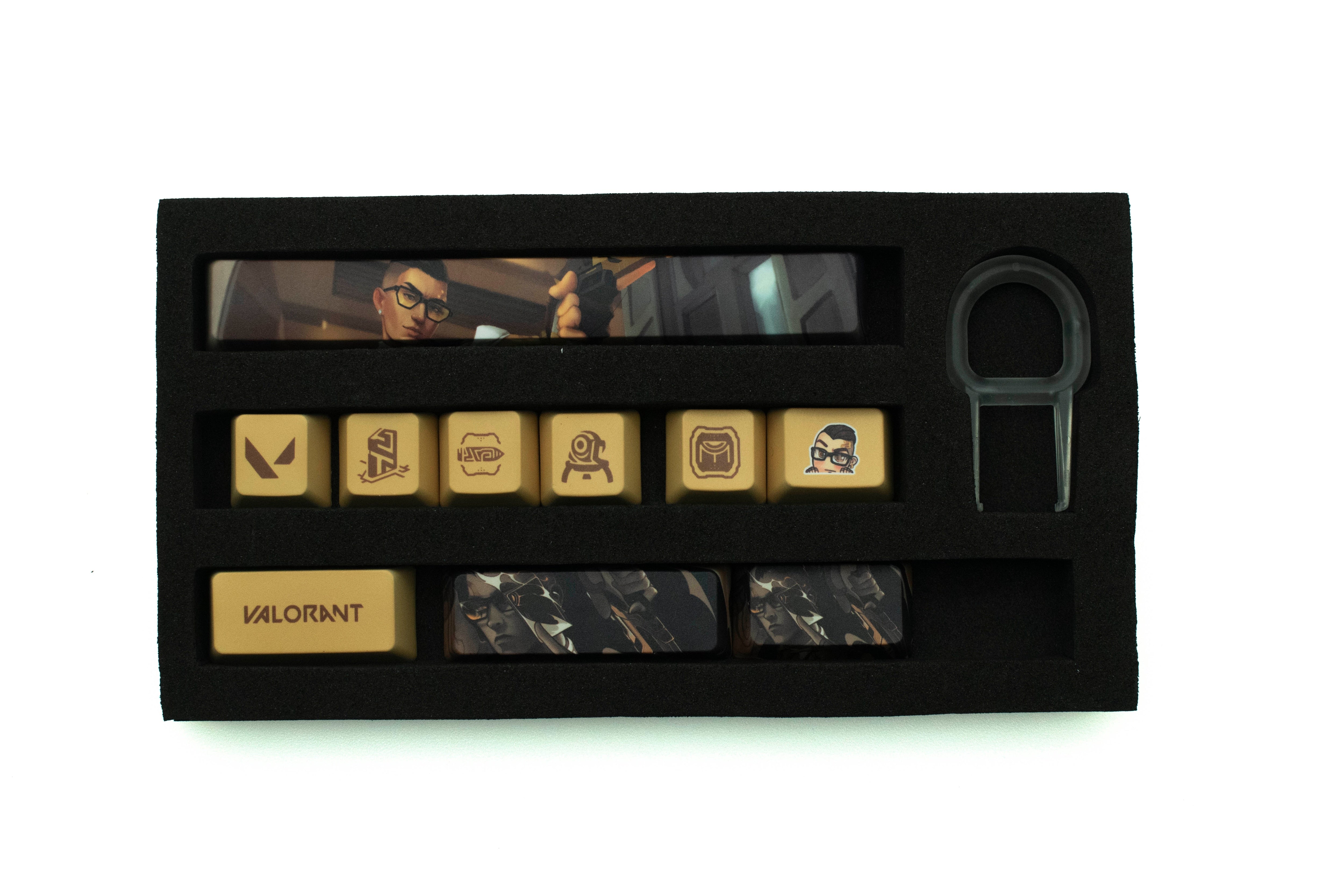 Valorant game chamber keycaps 10keys - Zxsetup