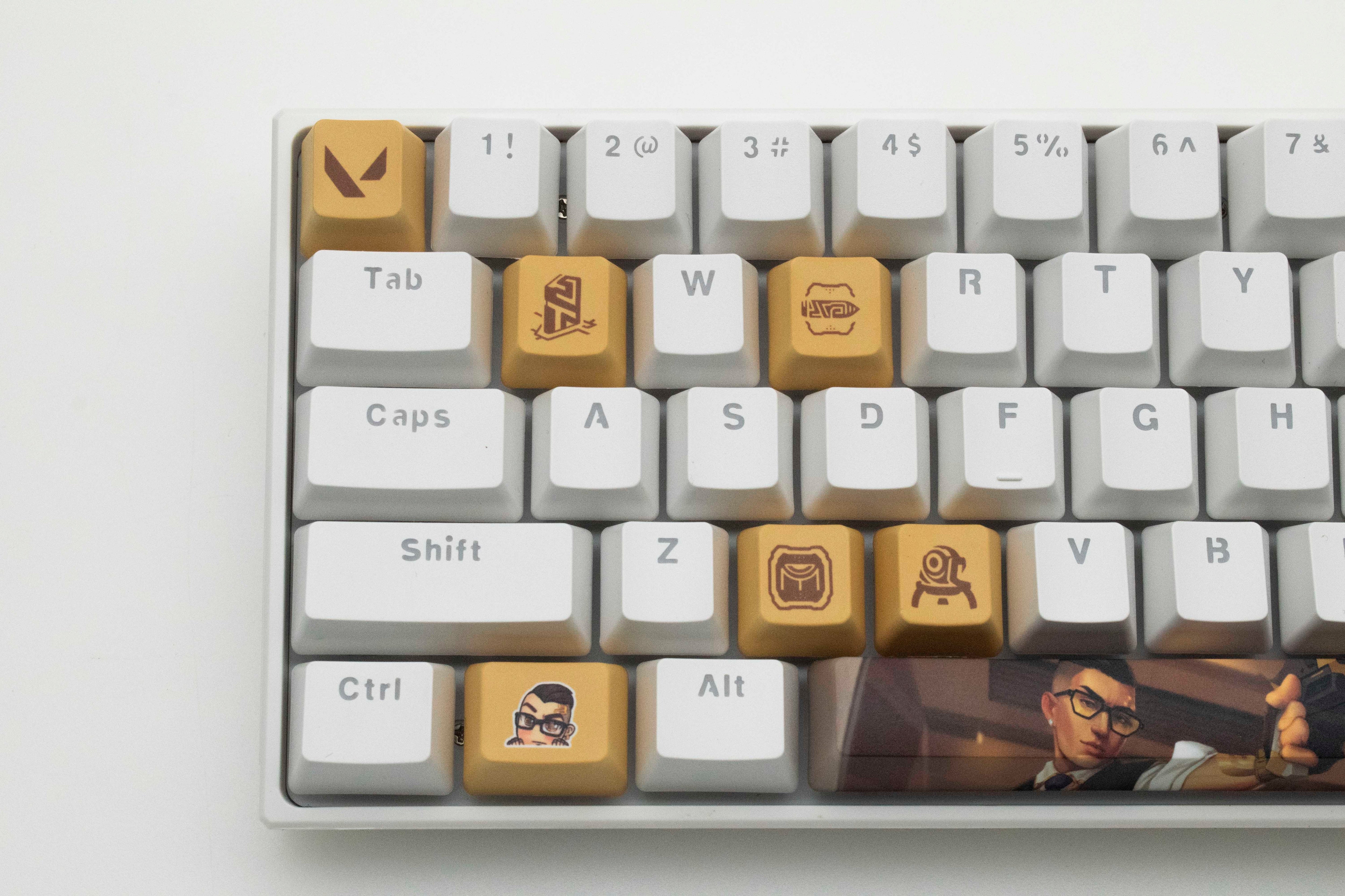 Valorant game chamber keycaps 10keys - Zxsetup