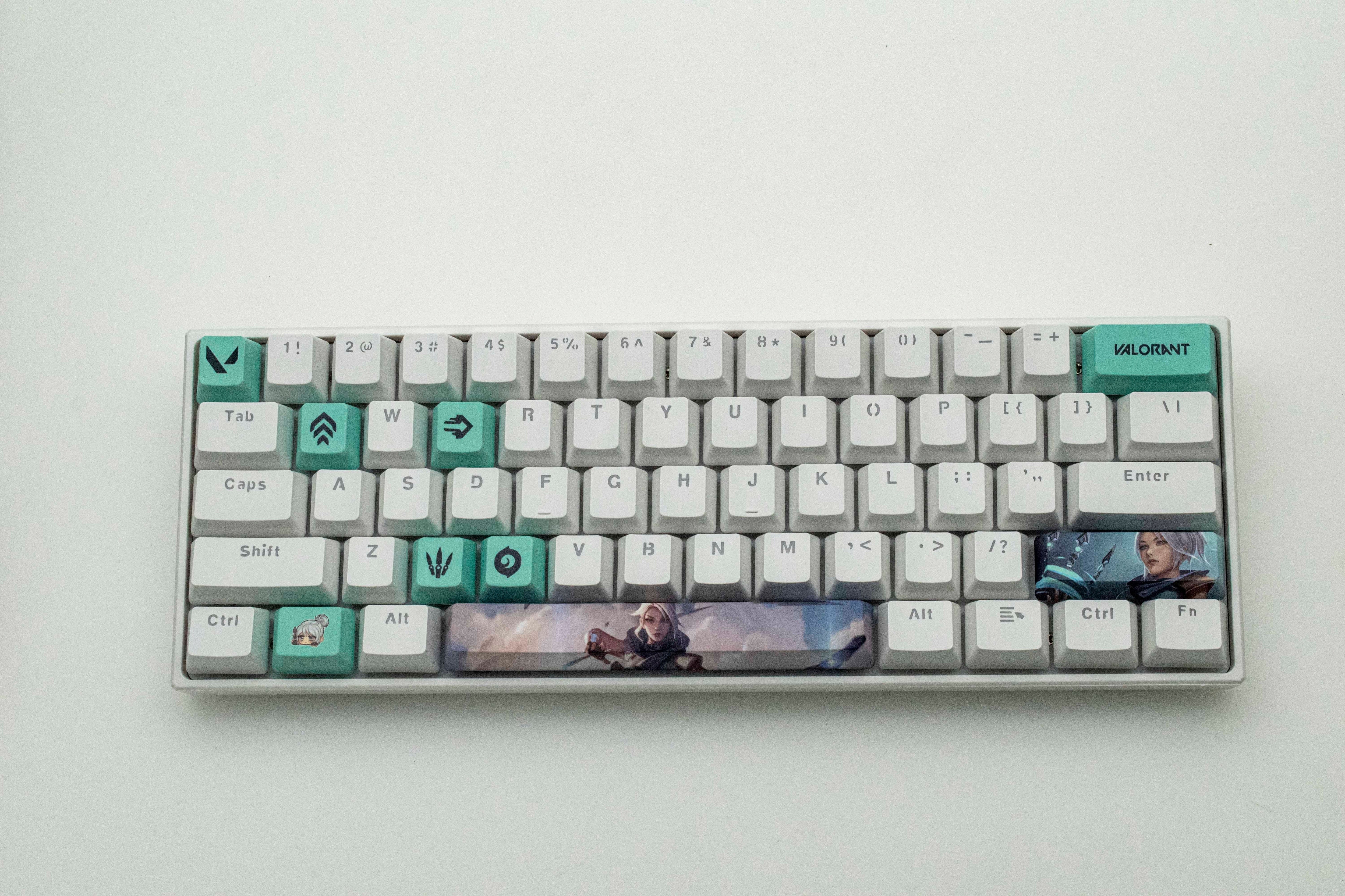 Valorant game jett keycaps  10keys - Zxsetup