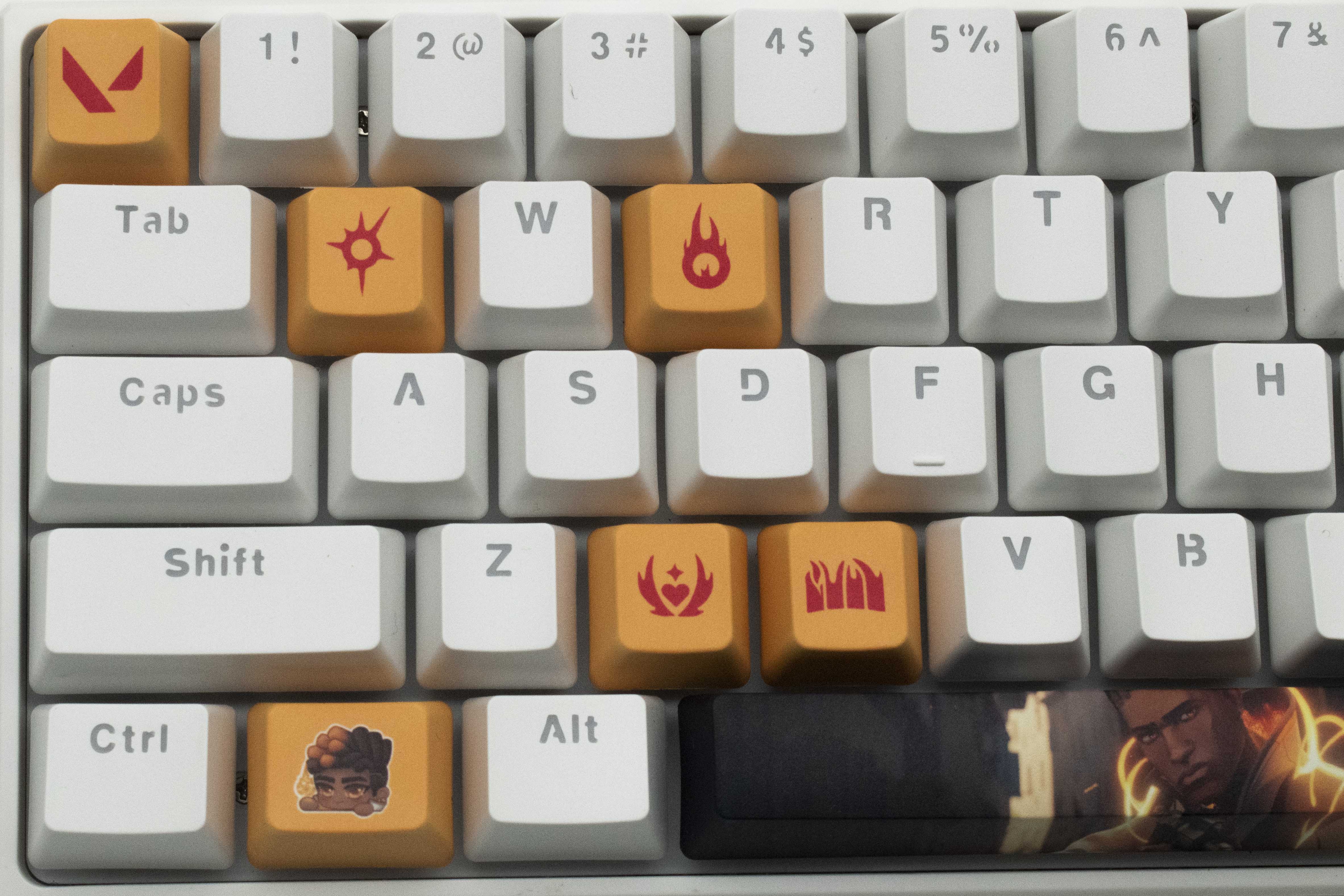 Valorant phoenix keycaps 10keys